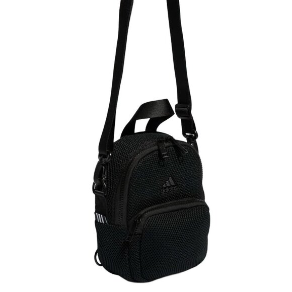 Adidas Black Air Mesh Mini Backpack - Picture 5 of 7